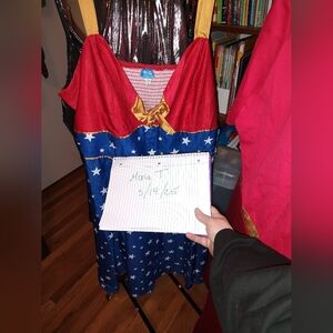 Unique Vintage Wonder Woman Dress Plus Size 4x (22-24) BNWT